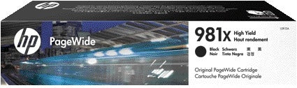 HP - 981X originele zwarte high-capacity Wide cartridge