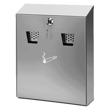 Vepa Bins - Wall-mounted ashtray with steel inner bucket