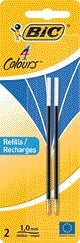 BIC - Balpenvulling voor baliepen m blauw