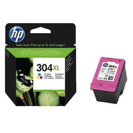 HP - Cartuccia d'inchiostro n9k07ae 304xl colore