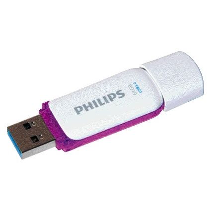 Philips - Chiavetta USB 3.0 Snow Edition Magic Purple 64GB