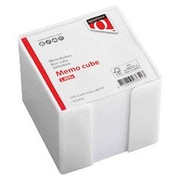 Quantore - Cubo de notas 10x10x9cm blanco con 900 hojas
