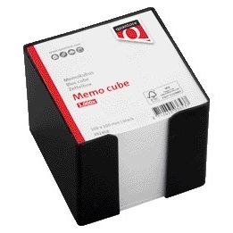 Quantore - Memokubus 10x10x9cm black with 900 sheets