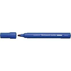 Quantore - Permanent marker rond 1-1.5mm blauw