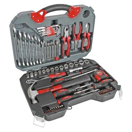 Toolland - 78-piece tool set in case