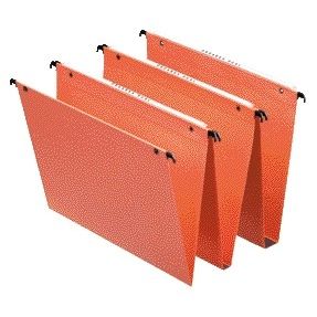 Esselte - Hangmap Orgarex dual verticaal 345x245x15mm oranje | 25 stuks