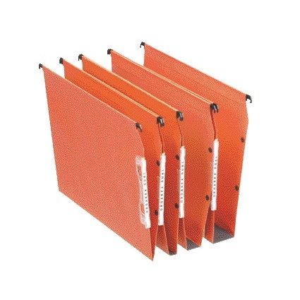 Esselte - Hängemappe Orgarex dual seitlich 345x275x1mm orange | 25 Stück
