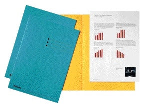 Esselte - Faltmappe A4 Manila 180gr blau