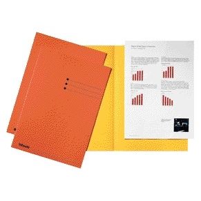 Esselte - Vouwmap a4 manilla 180gr oranje