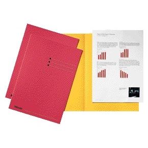 Esselte - Vouwmap A4 manilla 180gr rood