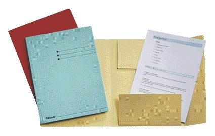 Esselte - File folder A4 3 flaps manila 275gr orange | 50 pieces