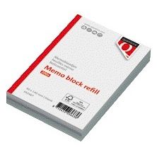 Quantore - Loose-leaf memo sheets 140x90x20mm 200 sheets