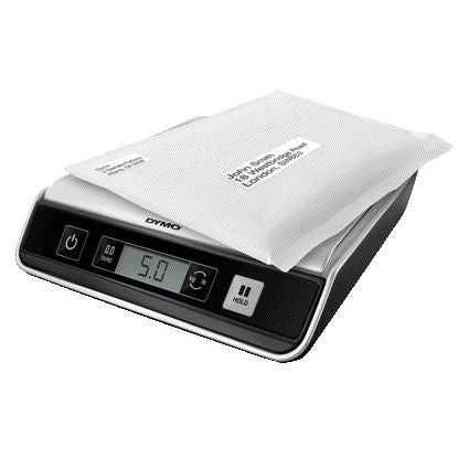 Dymo - Peseuse de colis M10 numérique jusqu'à 10 kilogrammes argent/noir