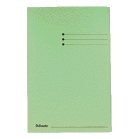 Esselte - Dossiermap folio 3 kleppen manilla 275gr groen | 50 stuks