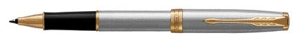 Parker - Sonnet steel GT fine rollerball pen