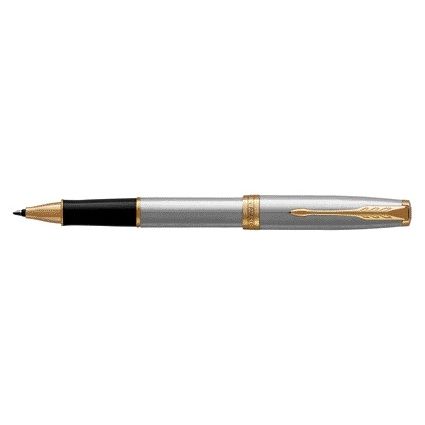 Parker - Sonnet steel GT fine rollerball pen