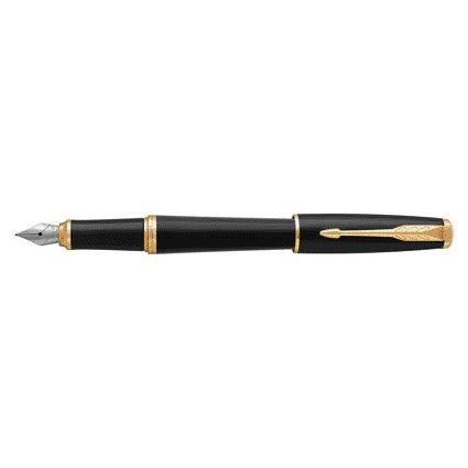 Parker - Pluma estilográfica Urban muted negro GT fina