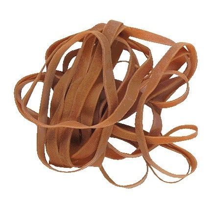 Standard Rubber Band - Elastiek standard 38 150x2.5mm 500gr 530st bruin | 10 stuks