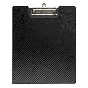 MAUL - Cartella portablocco Flexx A4 verticale PP nero | 12 pezzi