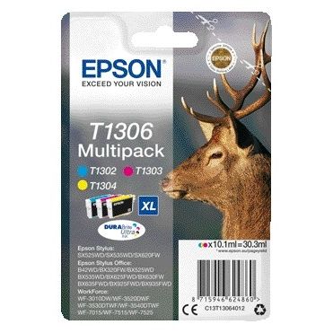 Epson - Cartouche d'encre T1306 3 couleurs