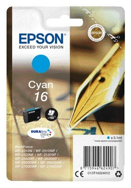 Epson - Tintenpatrone 16 T1622 blau