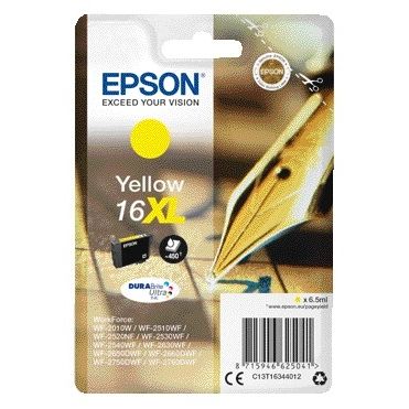 Epson - Pen and crossword Singlepack Yellow 16XL DURABrite Ultra Ink