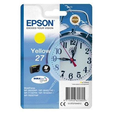 Epson - Cartucho de tinta 27 T2704 amarillo