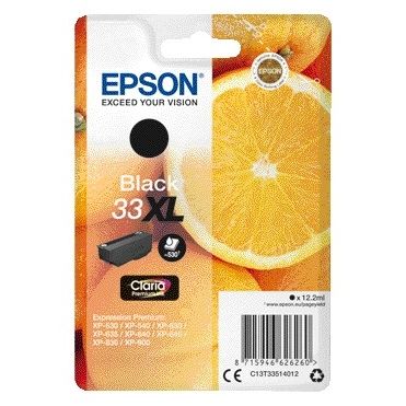 Epson - Inktcartridge 33XL T3351 zwart