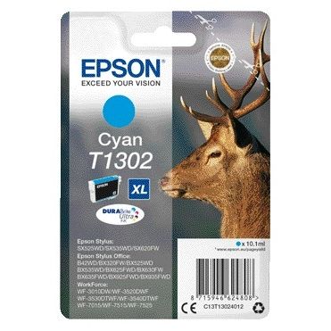 Epson - Stag inktpatroon Cyan T1302 DURABrite Ultra Ink