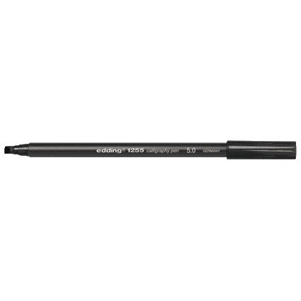 Edding - Kalligrafiepen 1255 5.0mm zwart