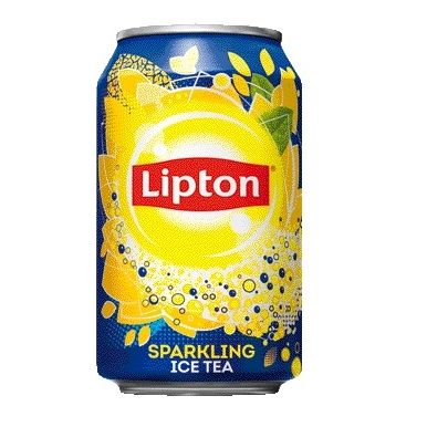Lipton - Frisdrank Ice Tea sparkling blik 330ml | 24 stuks