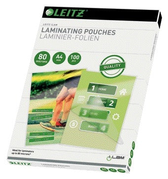 Leitz - Laminating sleeve iLAM A4 2x80micron EVA 100 pieces