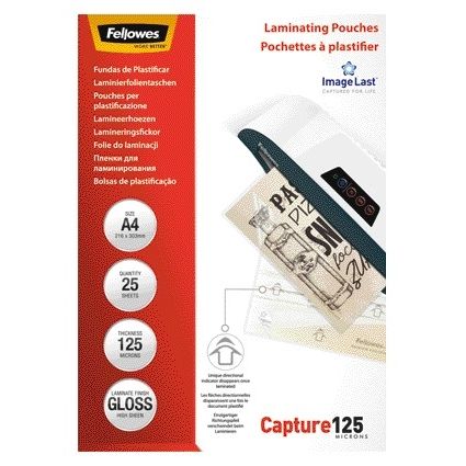 Fellowes - Busta di laminazione a4 2x125micron