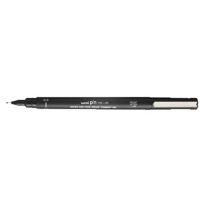 Uni-ball - Fineliner Pin 0.5mm zwart | 12 stuks