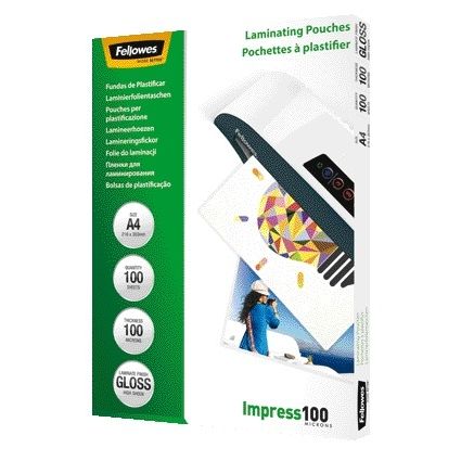 Fellowes - Laminating pouch a4 2x100micron