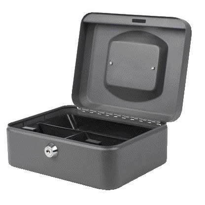 Quantore - Tirelire 200x160x90 gris