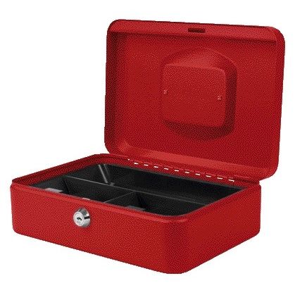 Pavo - Cassetta portavalori 250x180x90mm rosso