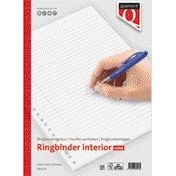 Quantore - Ligne intérieure A4 23 trous 100 feuilles | 5 pièces