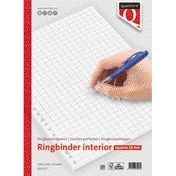 Quantore - Intérieur A4 fenêtre 23 trous 10mm 100 feuilles | 5 pièces