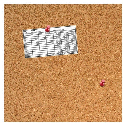 Desq - Tablón de anuncios de corcho 35x35cm