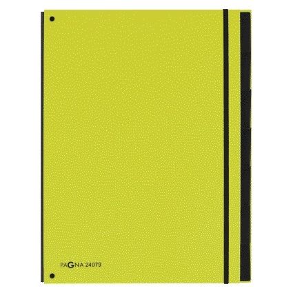 PAGNA - Cartella raccoglitore Trend A4 7 scomparti verde mela