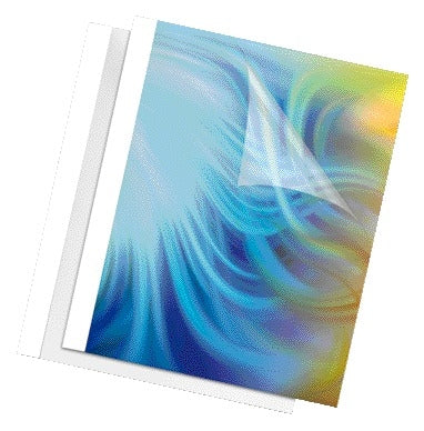Fellowes - Thermal cover a4 6mm white 100 pieces