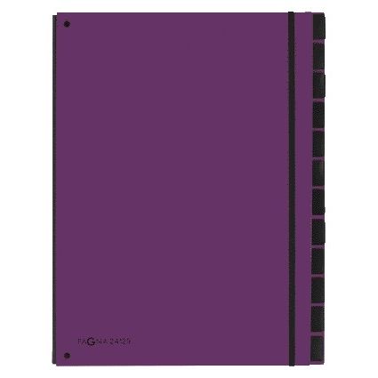 PAGNA - Dossier de tri Trend A4 12 onglets lilas
