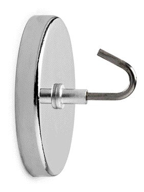 MAUL - Magnet with hook Ø52mm pulling force 9kg chrome