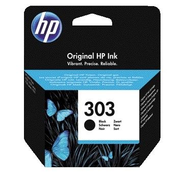 HP - Tintenpatrone t6n02ae 303 schwarz