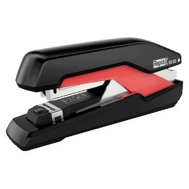 Rapid - Agrafeuse de bureau Supreme fullstrip S1O60 60 feuilles noir/rouge