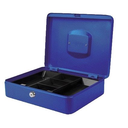 Pavo - Cassetta portavalori 300x240x90mm blu