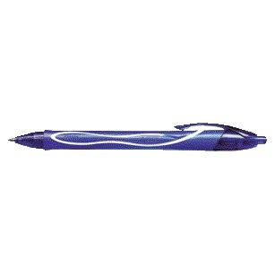 BIC - Gelwriter Gel-ocity séchage rapide bleu moyen | 12 pièces
