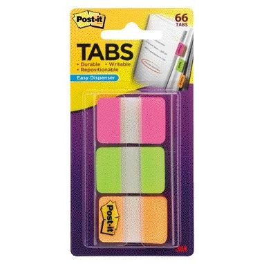 Post-it - Indextabs 686pgo 25x38mm fuertes surtidos | 6 piezas