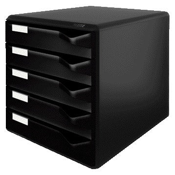 Leitz - Cajonera A4 5 cajones negro